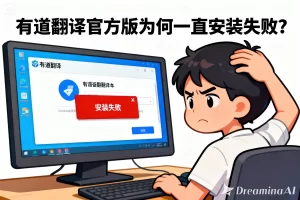 有道翻译官方版为何一直安装失败？？